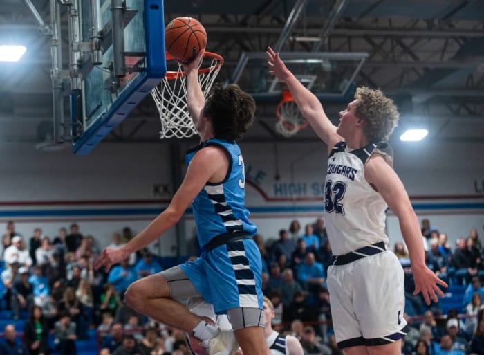 Breese Central vs Breese Mater Dei Illinois boys basketball February 23 2023 Paul Halfacre 15647